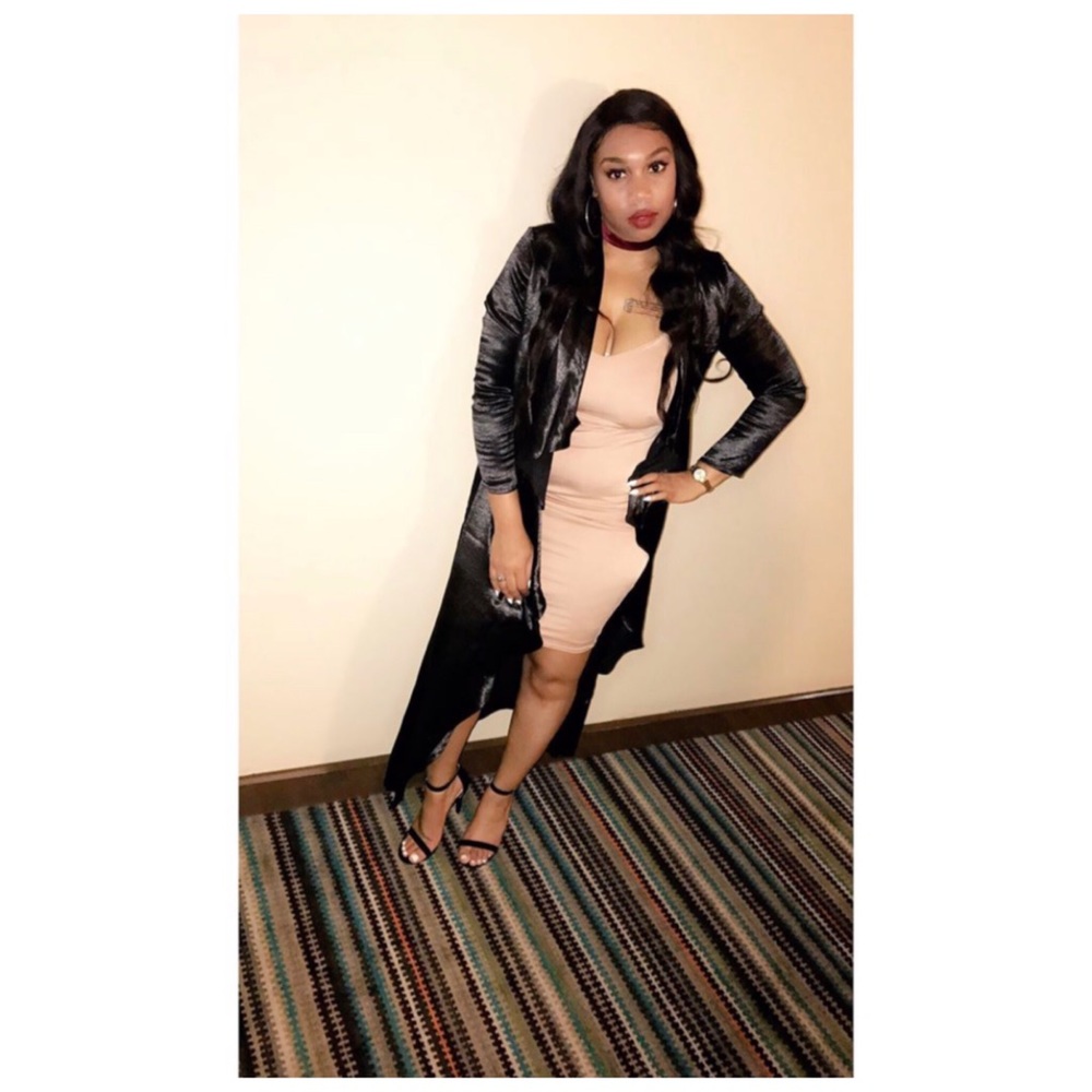 Boohoo Duster - Black